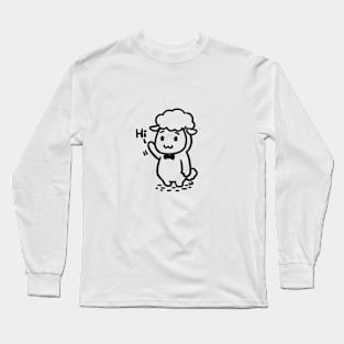 Hi, Sheep Long Sleeve T-Shirt